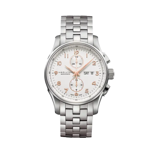Beğenmek için çift tıkla Hamilton Jazzmaster Maestro Auto Chrono Beyaz H32766113 Görsel 1