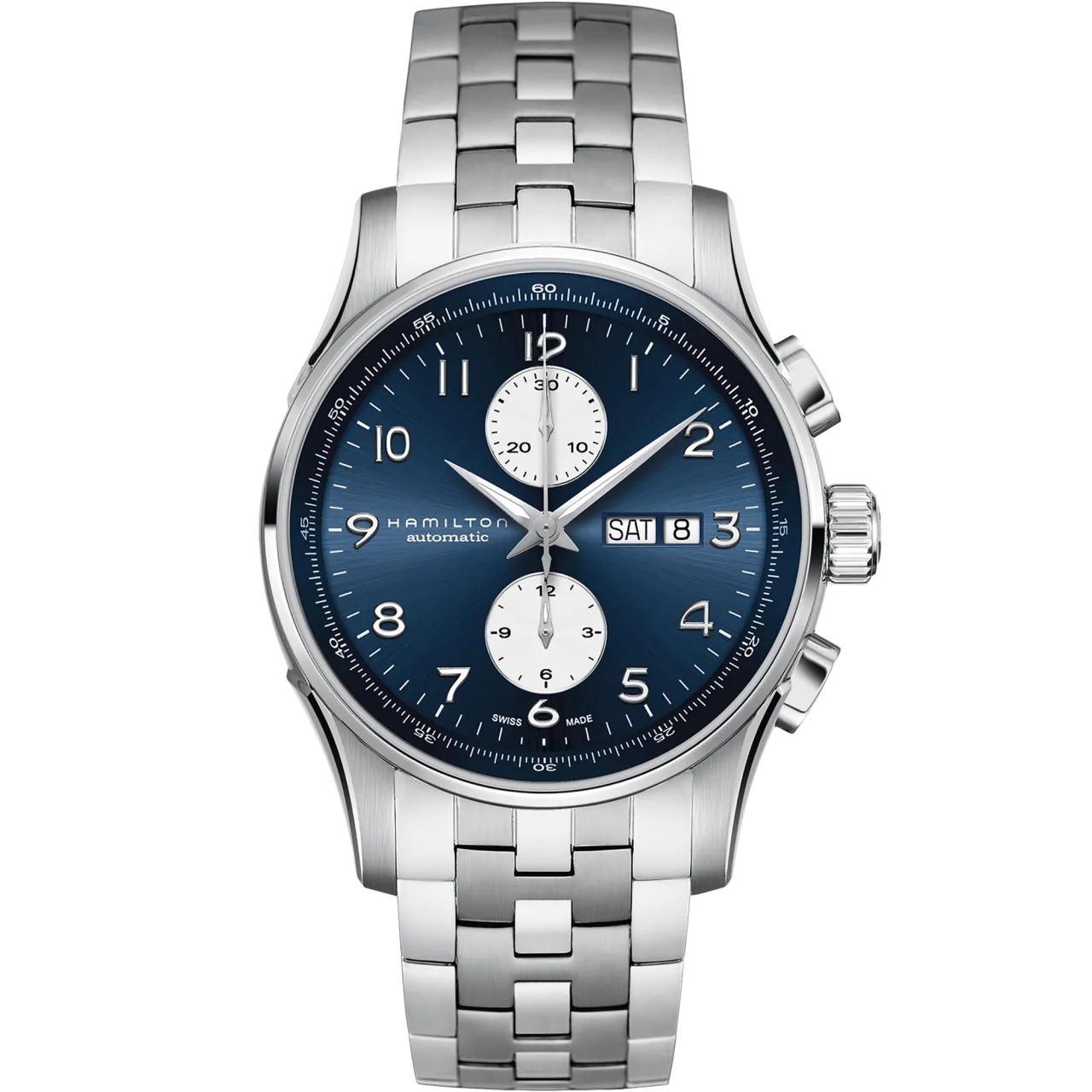 Hamilton Jazzmaster Maestro Auto Chrono Blue H32766143 detay görseli 1