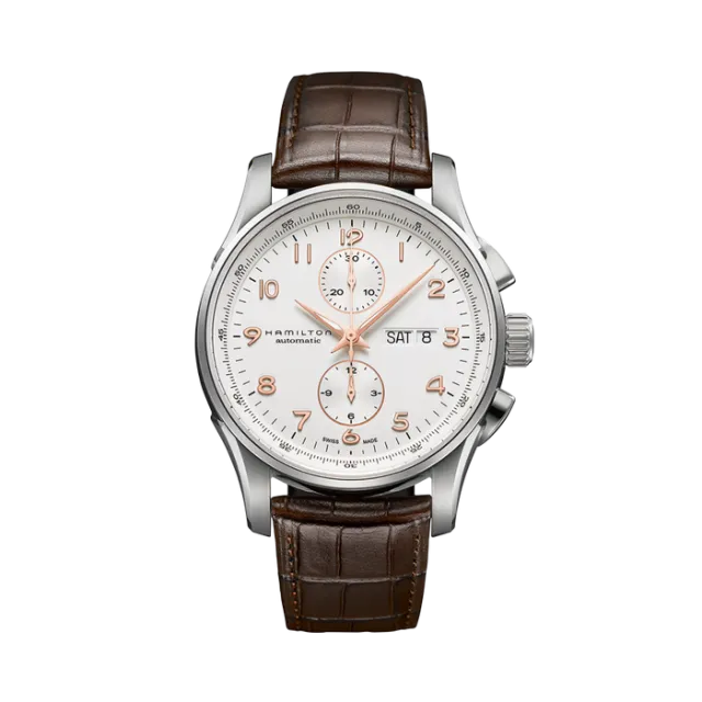 Hamilton Jazzmaster Maestro Auto Chrono Otomatik Beyaz H32766513 Görsel 1