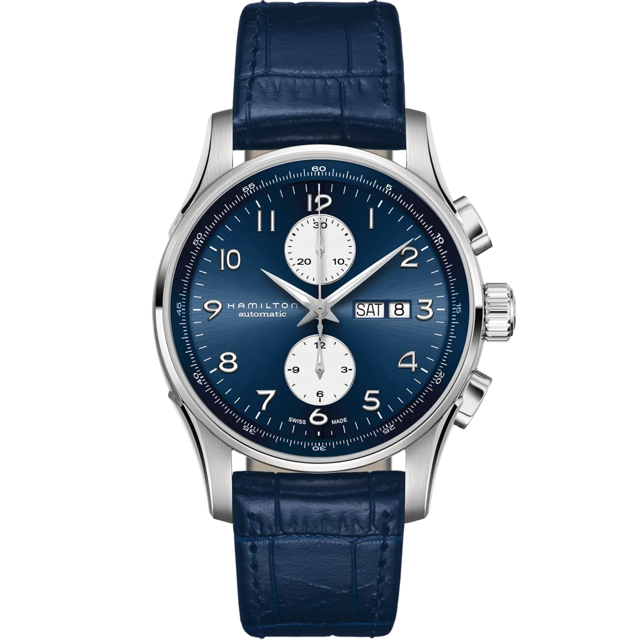 Hamilton Jazzmaster Maestro Auto Chrono Mavi H32766643 detay görseli 1