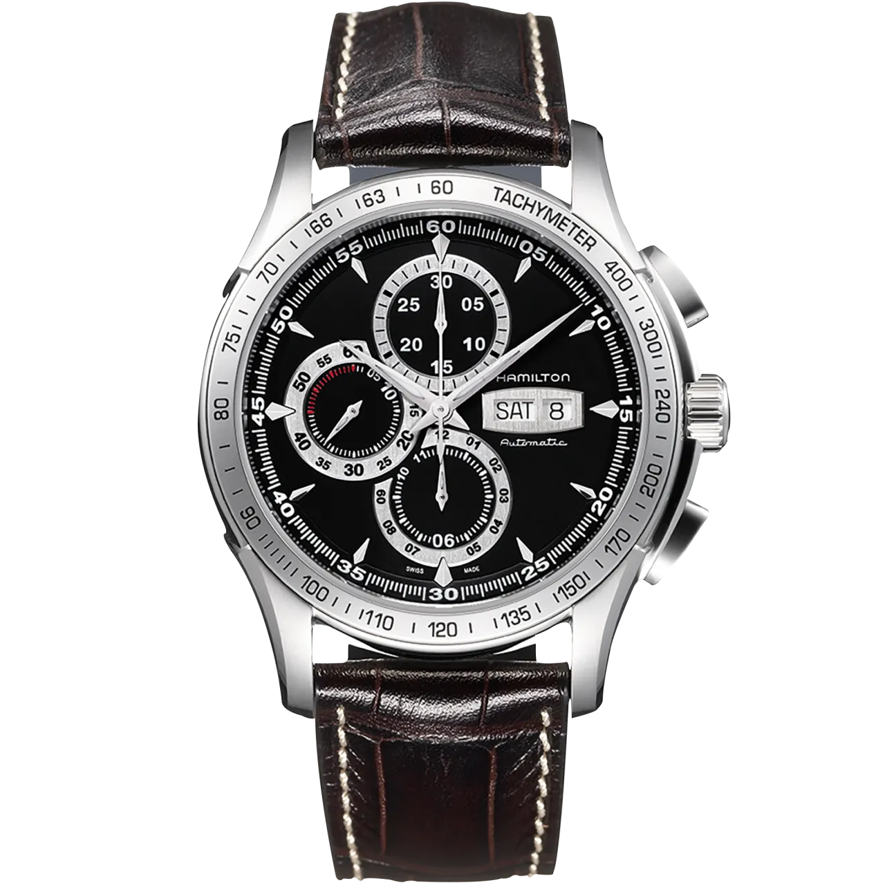 Hamilton Jazzmaster Lord Hamilton Auto Chrono Otomatik Siyah H32816531 detay görseli 1