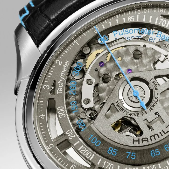 Hamilton Jazzmaster Face 2 Face II Auto Chrono Otomatik Silver H32866781 detay görseli 4