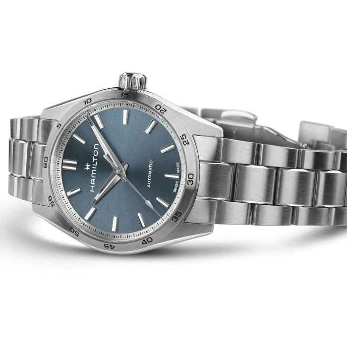 Hamilton Jazzmaster Performer Auto Mavi H36105140 detay görseli 2
