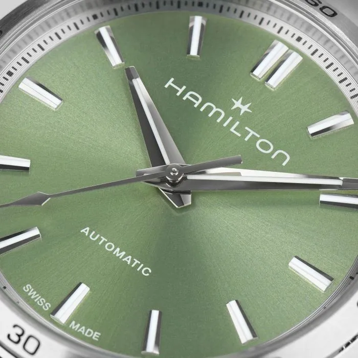 Hamilton Jazzmaster Performer Auto Otomatik Yeşil H36105160 detay görseli 2
