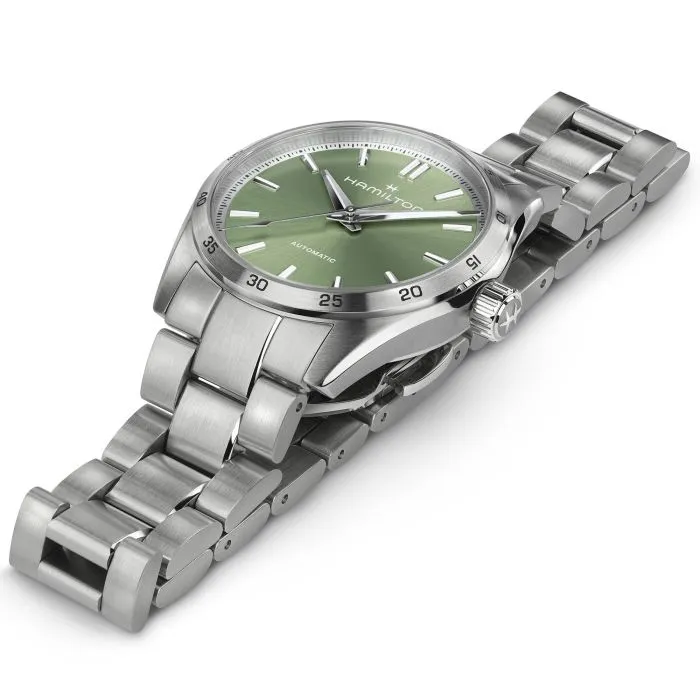 Hamilton Jazzmaster Performer Auto Otomatik Yeşil H36105160 detay görseli 1