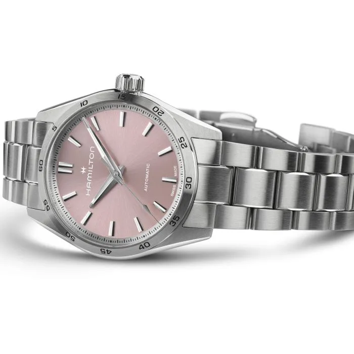 Hamilton Jazzmaster Performer Otomatik Pembe H36105171 detay görseli 3
