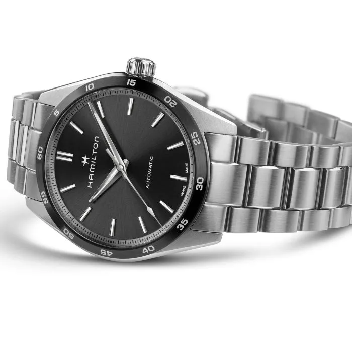 Hamilton Jazzmaster Performer Auto Otomatik Siyah H36205130 detay görseli 2