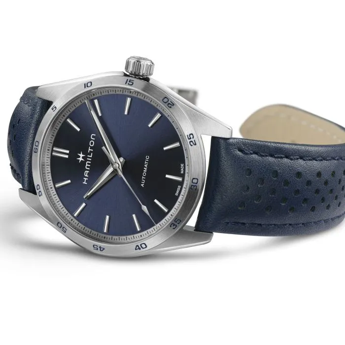 Hamilton Jazzmaster Performer Otomatik Mavi H36215640 detay görseli 2