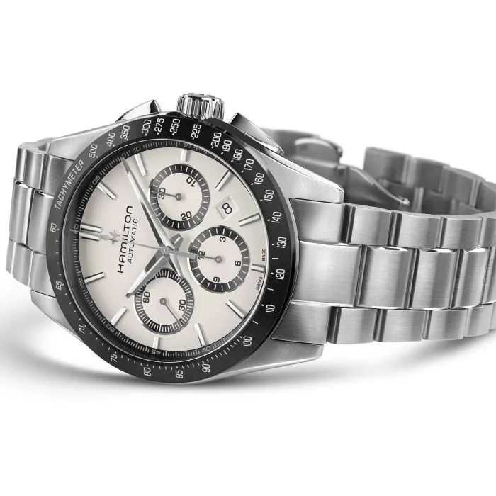 Hamilton Jazzmaster Performer Otomatik Beyaz H36606110 detay görseli 3