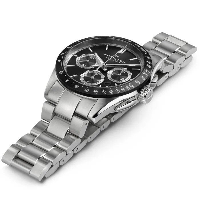 Hamilton Jazzmaster Performer Auto Chrono Otomatik Siyah H36606130 detay görseli 1