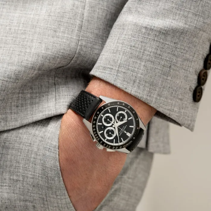 Hamilton Jazzmaster Performer Auto Chrono Siyah H36606730 detay görseli 3