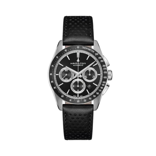 Hamilton Jazzmaster Performer Auto Chrono Siyah H36606730 Görsel 1