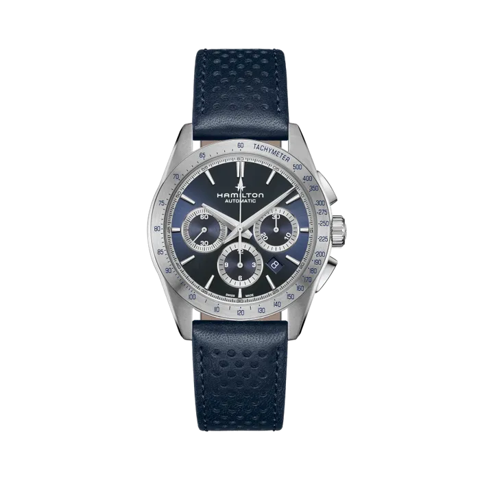 Hamilton Jazzmaster Performer Auto Chrono Otomatik Mavi H36616640