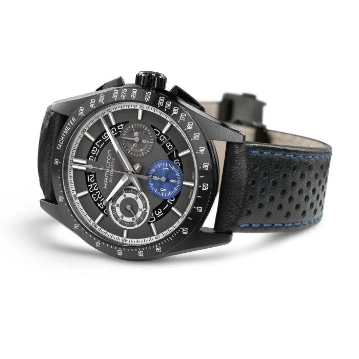 Hamilton Jazzmaster Performer Autochrono Anthracite H36646780 detay görseli 2