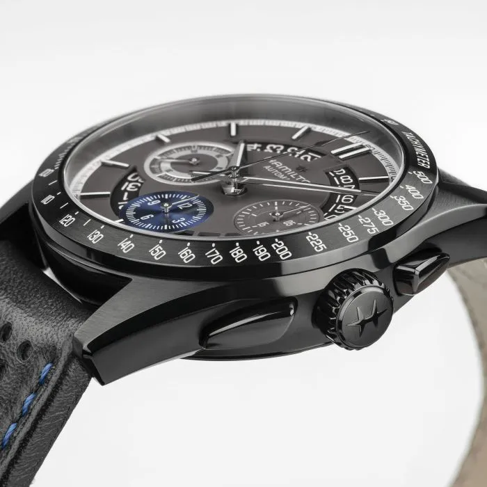 Hamilton Jazzmaster Performer Autochrono Anthracite H36646780 detay görseli 4