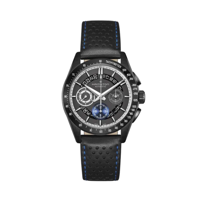 Beğenmek için çift tıkla Hamilton Jazzmaster Performer Autochrono Anthracite H36646780 Görsel 1
