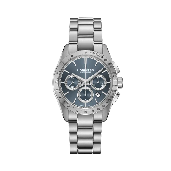 Hamilton Jazzmaster Performer Auto Chrono Otomatik Mavi H36656140