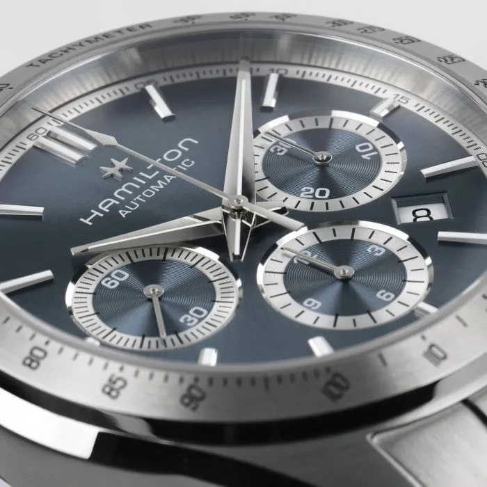 Hamilton Jazzmaster Performer Auto Chrono Otomatik Mavi H36656140 detay görseli 1