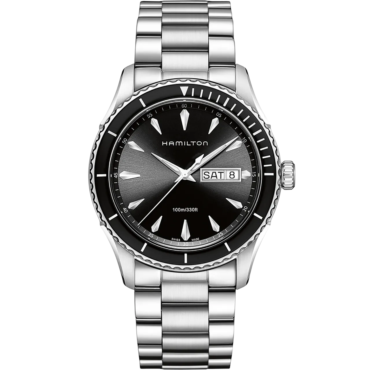 Hamilton Jazzmaster Seaview Day Date Black H37511131 detay görseli 1