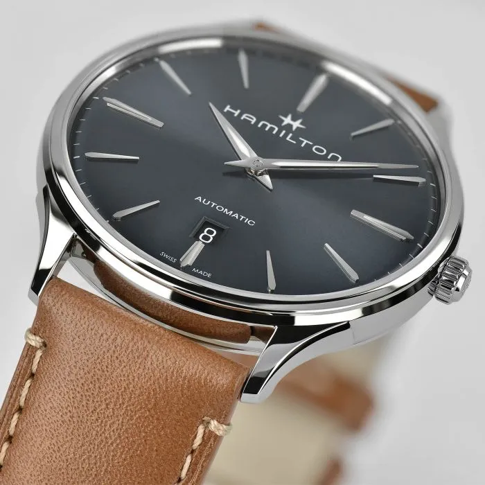 Hamilton Jazzmaster Thinline Auto Mavi H38525541 detay görseli 1