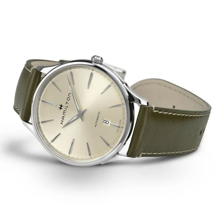 Hamilton Jazzmaster Thinline Auto White H38525811 detay görseli 5