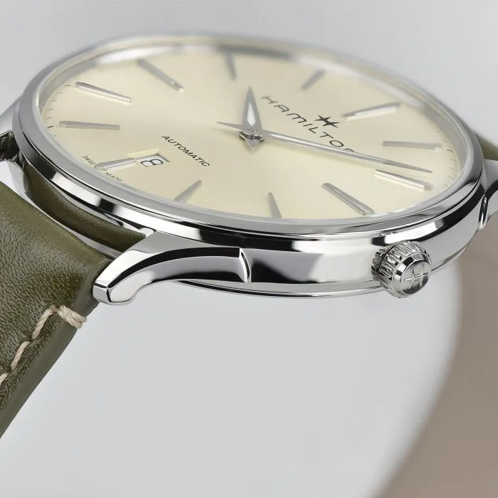 Hamilton Jazzmaster Thinline Auto White H38525811 detay görseli 2