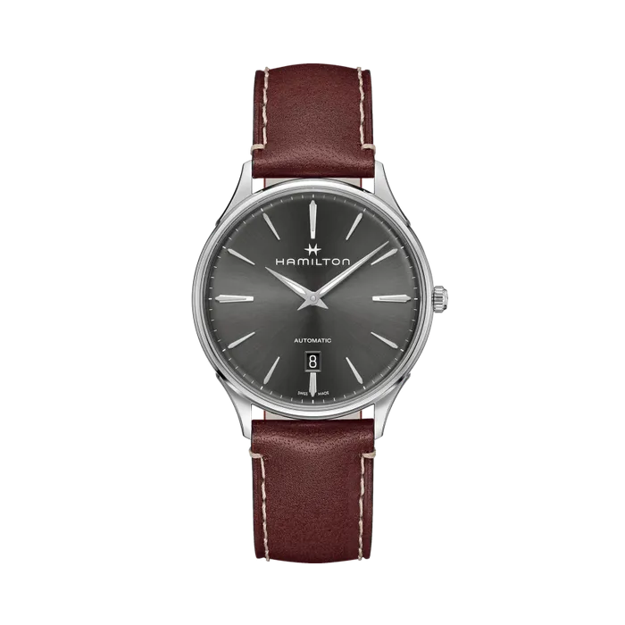 Hamilton Jazzmaster Thinline Auto Otomatik Gri H38525881