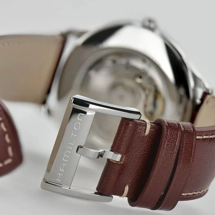 Hamilton Jazzmaster Thinline Auto Otomatik Gri H38525881 detay görseli 1