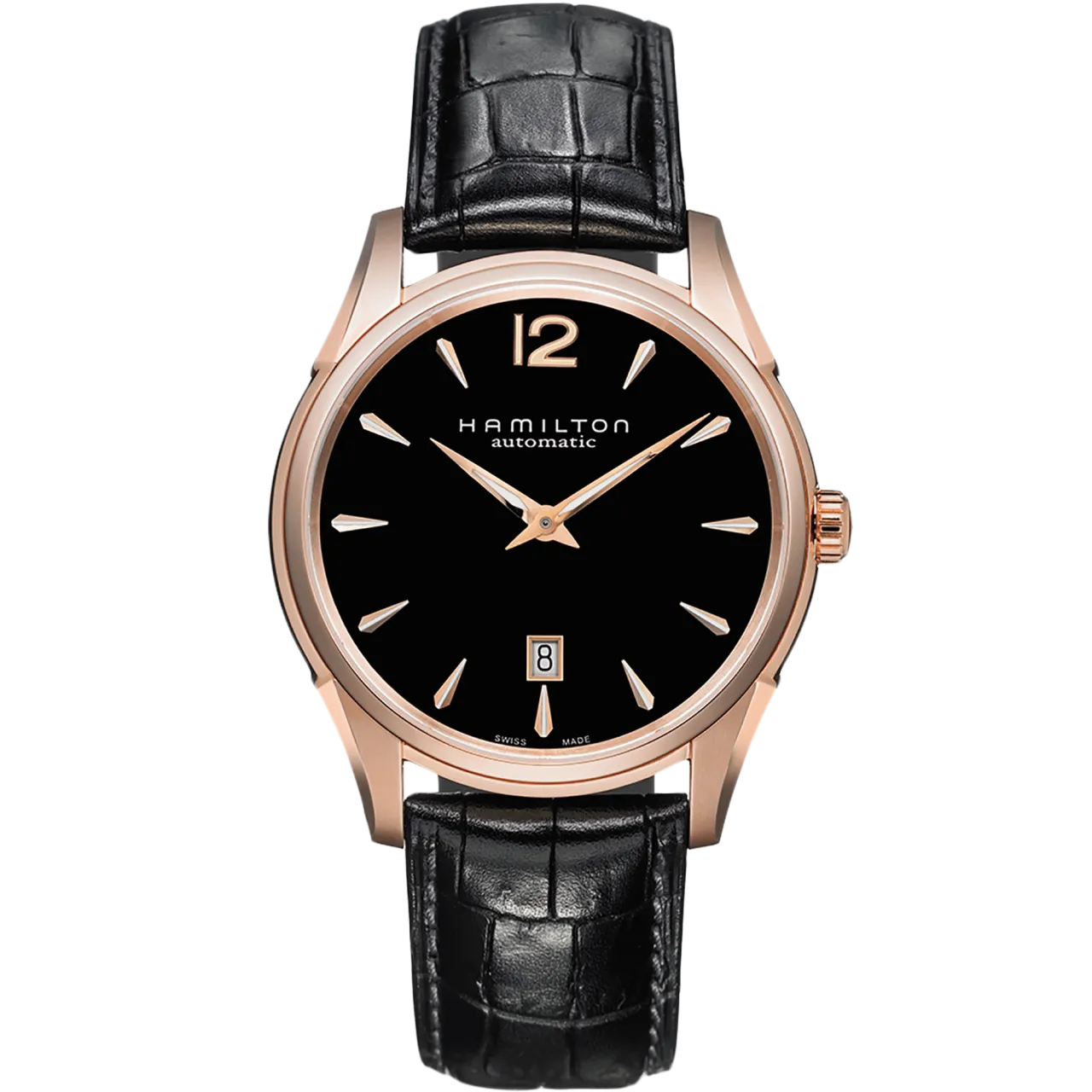 Hamilton Jazzmaster Slim Auto Otomatik Siyah H38645735 detay görseli 1