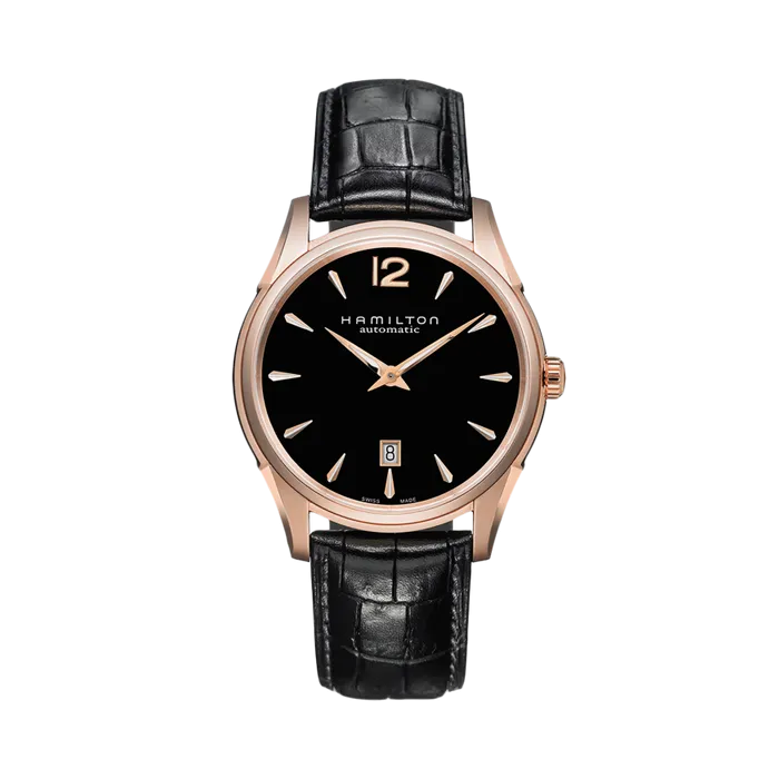 Hamilton Jazzmaster Slim Auto Otomatik Siyah H38645735
