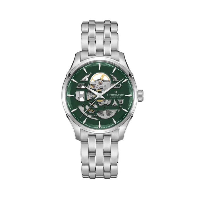 Hamilton Jazzmaster Skeleton Auto Green H42535160
