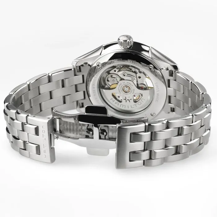 Hamilton Jazzmaster Skeleton Auto Green H42535160 detay görseli 3