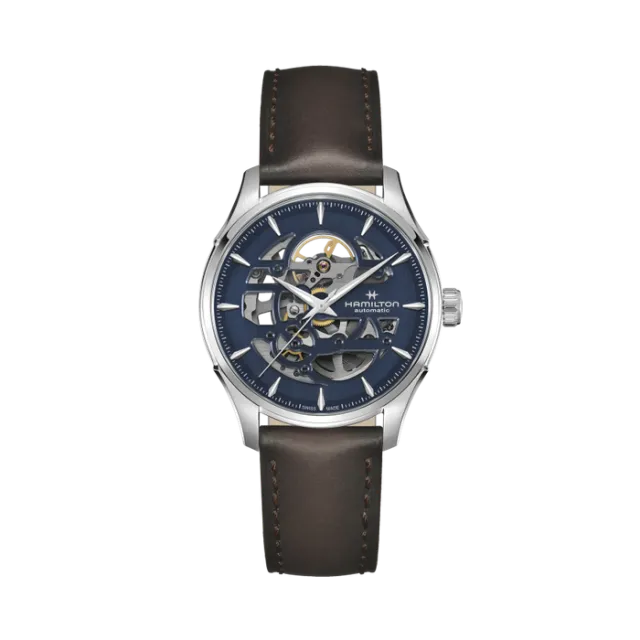 Beğenmek için çift tıkla Hamilton Jazzmaster Skeleton Auto Mavi H42535541 Görsel 1