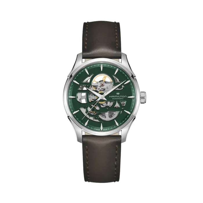 Hamilton Jazzmaster Skeleton Auto Green H42535560
