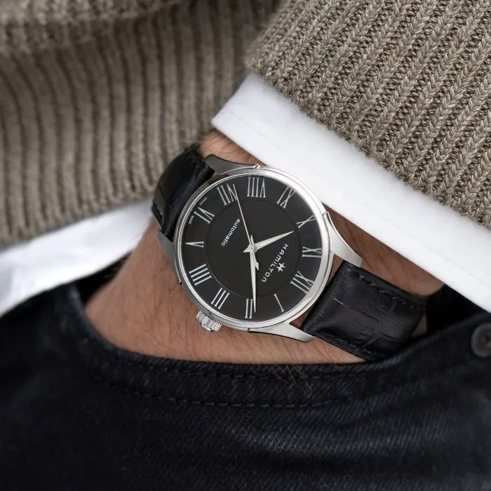 Hamilton Jazzmaster Auto Otomatik Siyah H42535730 detay görseli 1