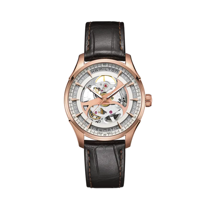 Hamilton Jazzmaster Viewmatic Skeleton Gent Auto Silver H42545551