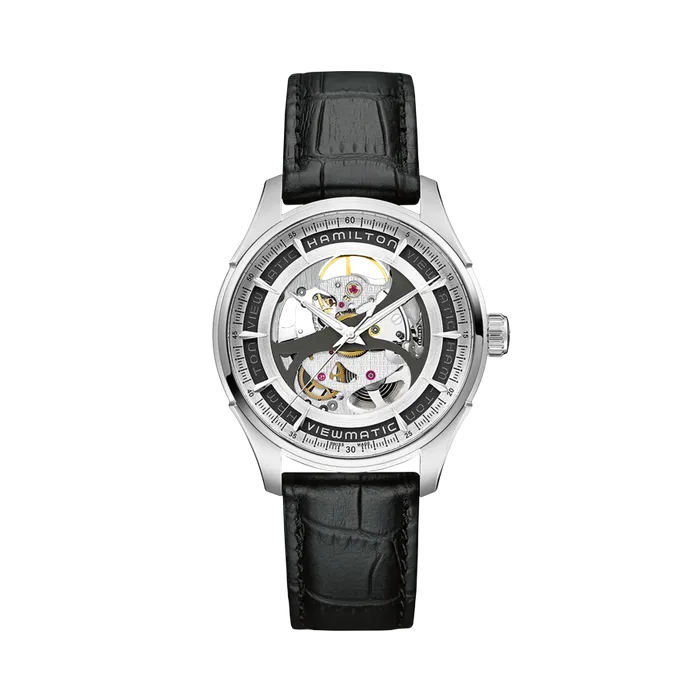 Hamilton Jazzmaster Viewmatic Skeleton Gent Auto Silver H42555751