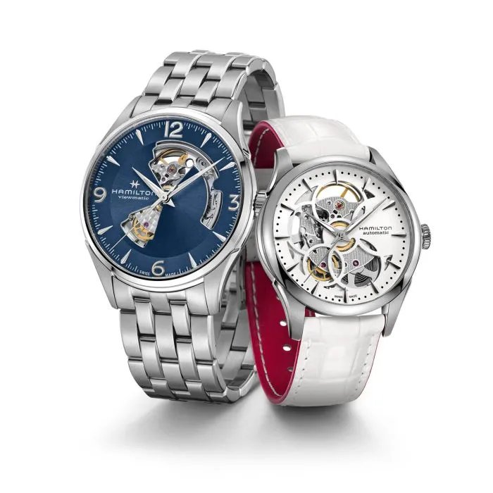 Hamilton Jazzmaster Viewmatic Skeleton Gent Auto Silver H42555751 detay görseli 1