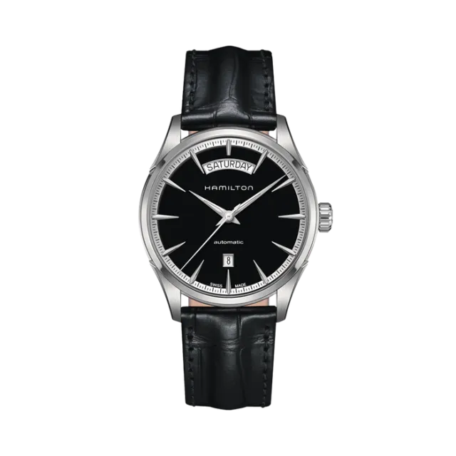 Beğenmek için çift tıkla Hamilton Jazzmaster Day Date Auto Siyah H42565731 Görsel 1