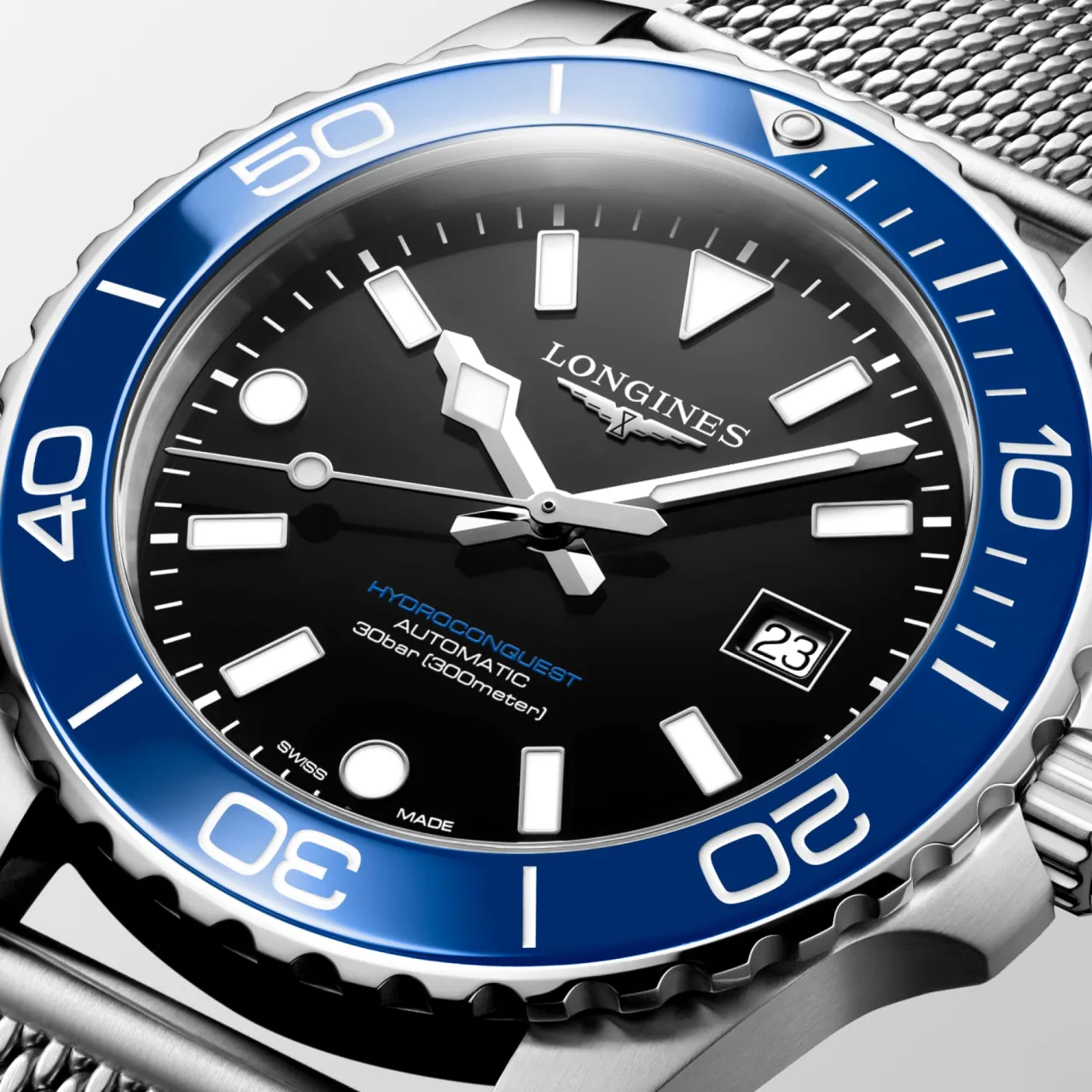 Longines Hydroconquest Otomatik Siyah Laker Cilalı L3784906 detay görseli 1