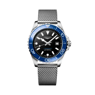 Longines Hydroconquest Otomatik Siyah Laker Cilalı L3784906