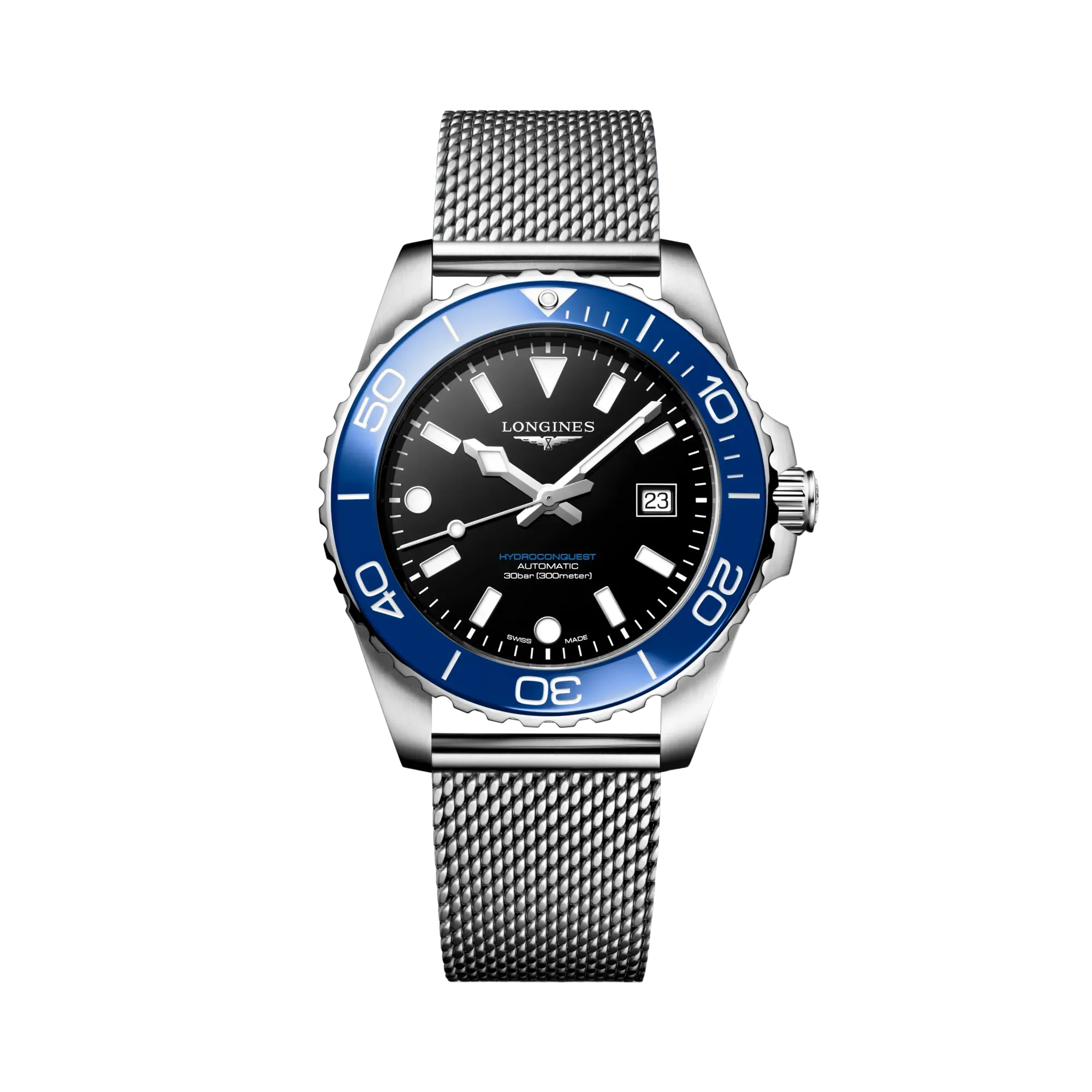 Longines Hydroconquest Otomatik Siyah Laker Cilalı L3784906