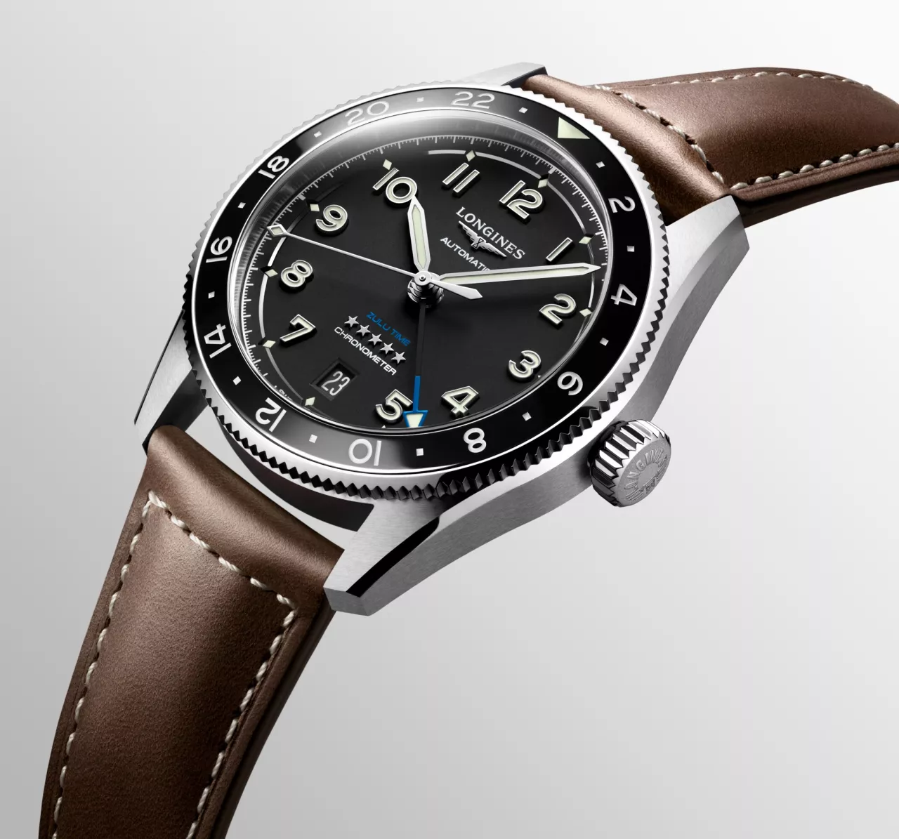 Longines Spirit Zulu Time L3.802.4.53.2 detay görseli 1