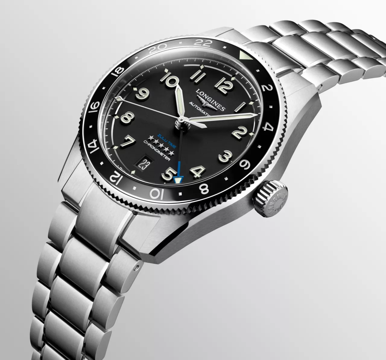Longines Spirit Zulu Time L3.802.4.53.6 detay görseli 1