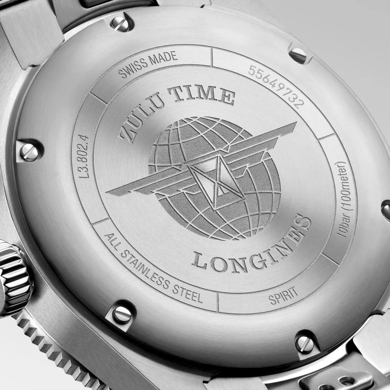 Longines Spirit Zulu Time L3.802.4.60.6 detay görseli 1