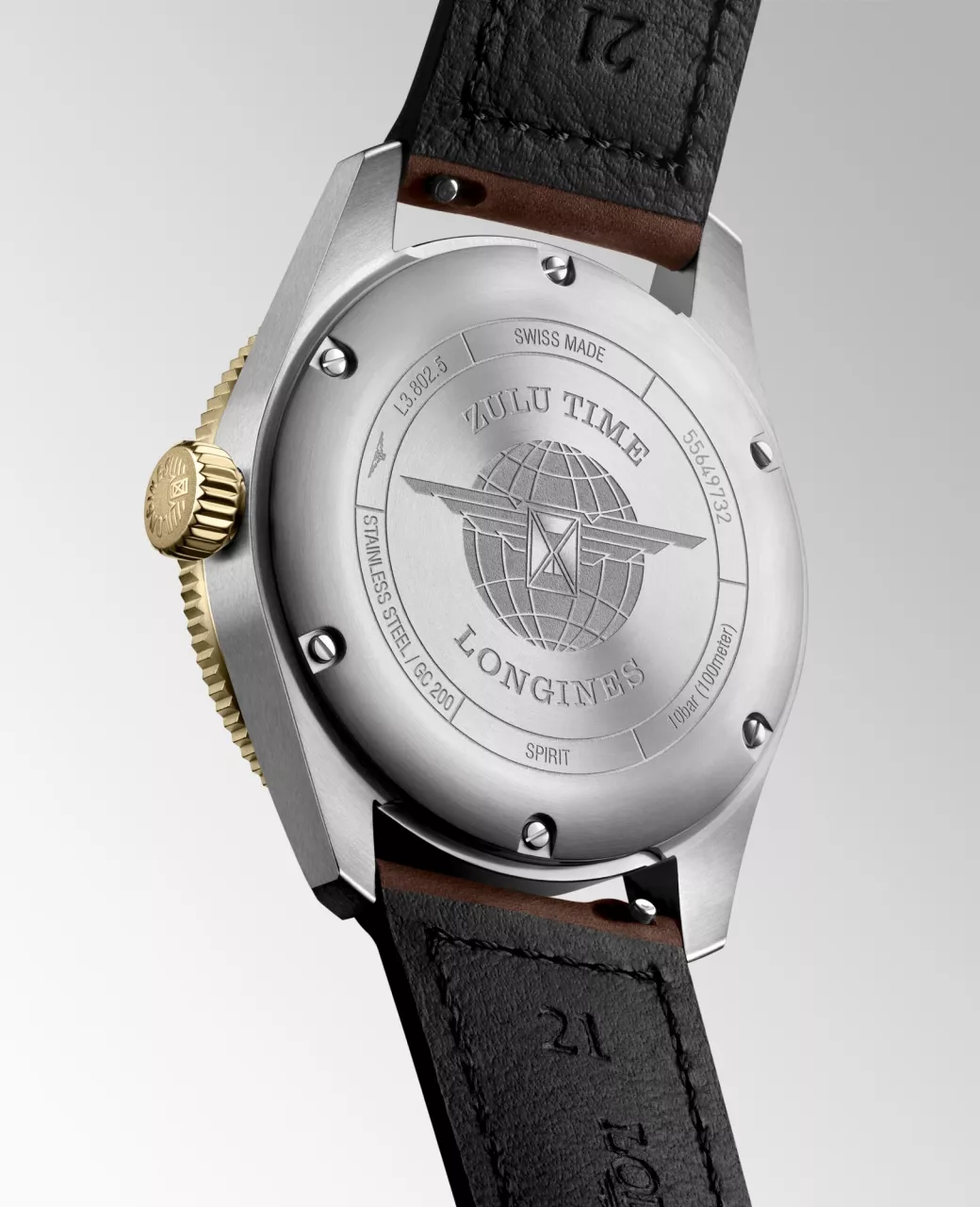 Longines Spirit Zulu Time L3.802.5.53.2 detay görseli 1