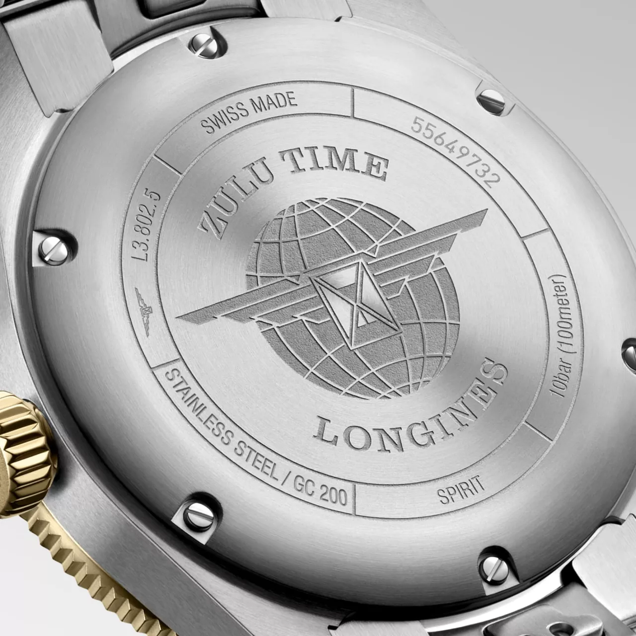 Longines Spirit Zulu Time L3.802.5.53.6 detay görseli 3