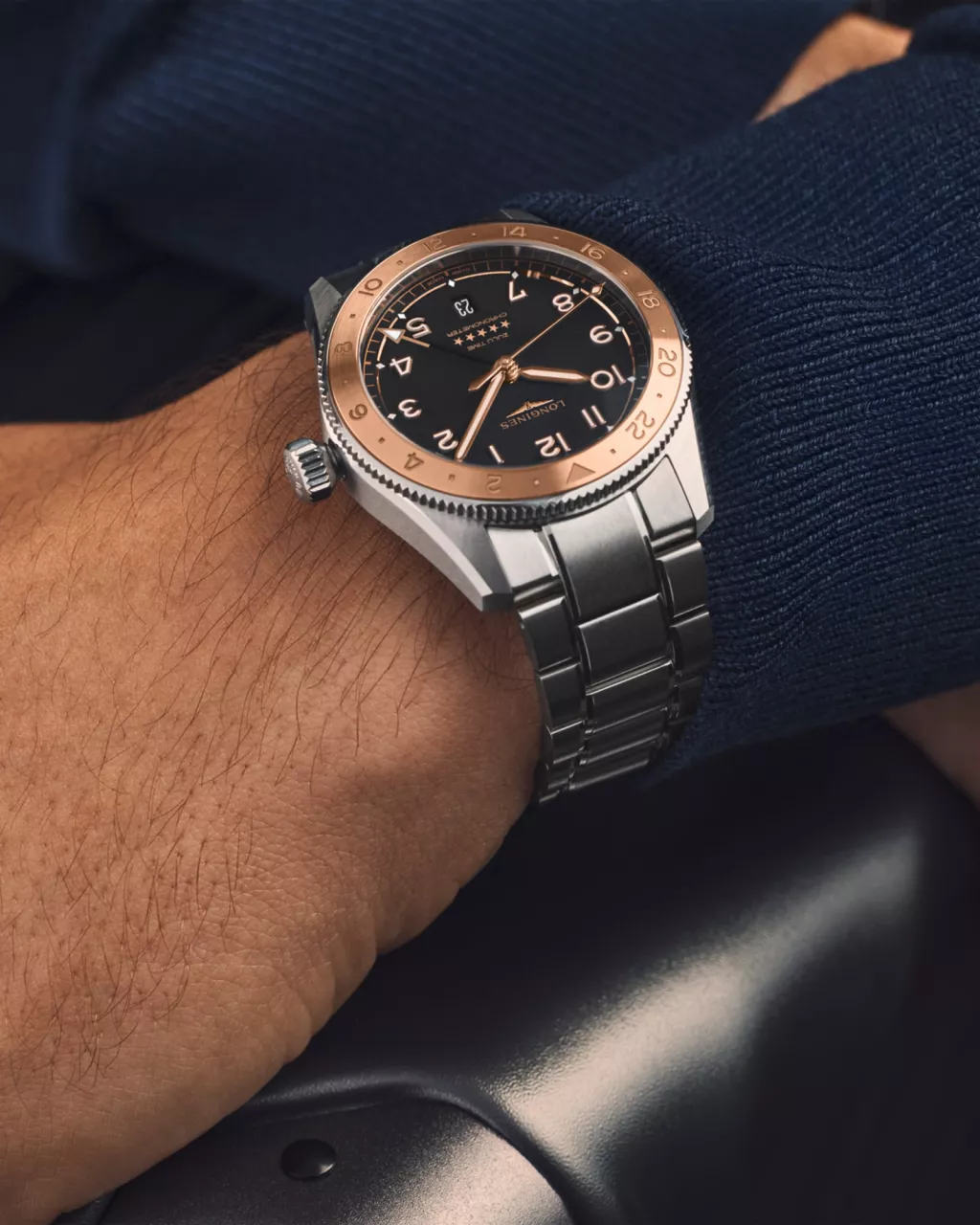 Longines Spirit Zulu Time L3.803.5.53.6 detay görseli 2