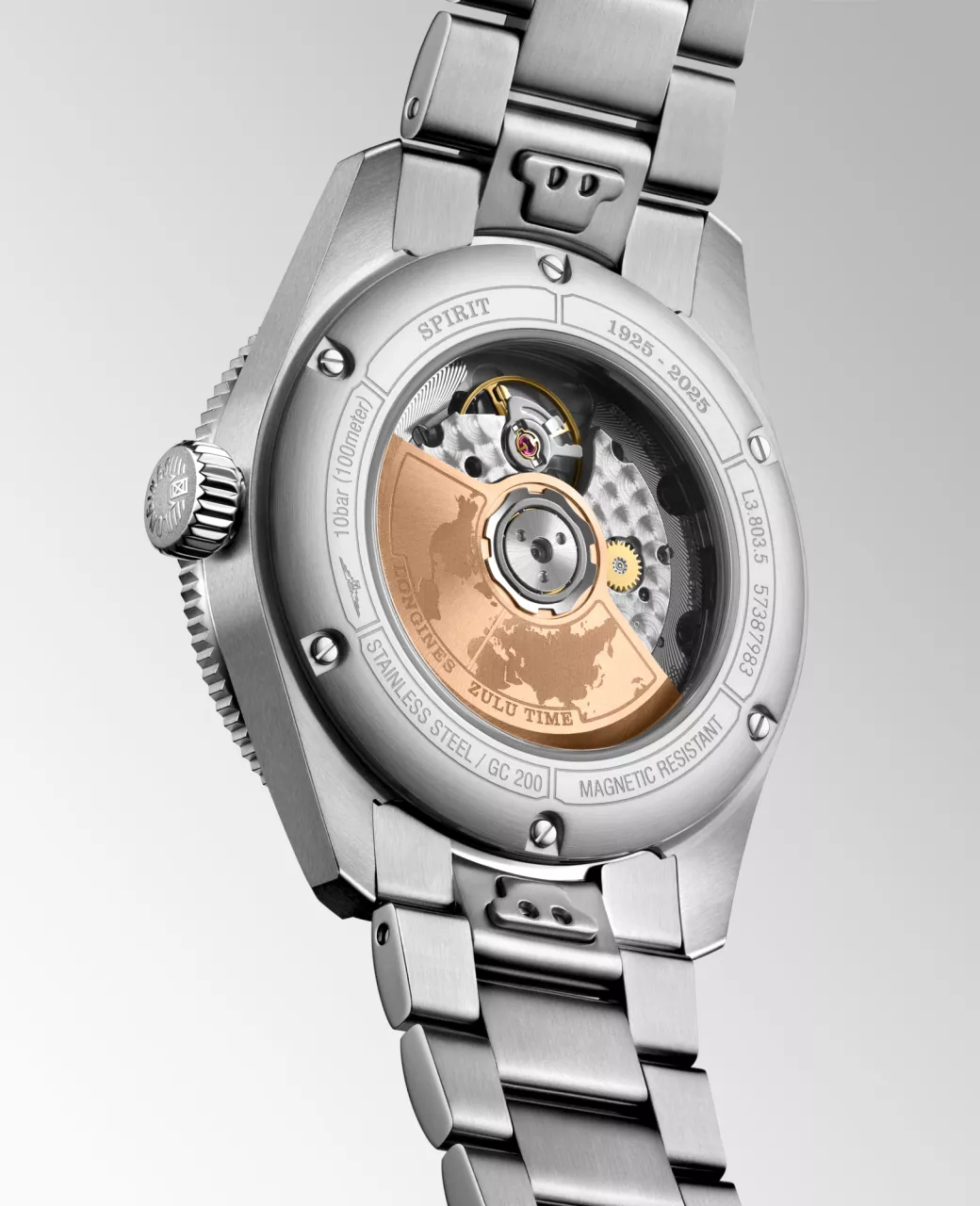 Longines Spirit Zulu Time L3.803.5.53.6 detay görseli 3