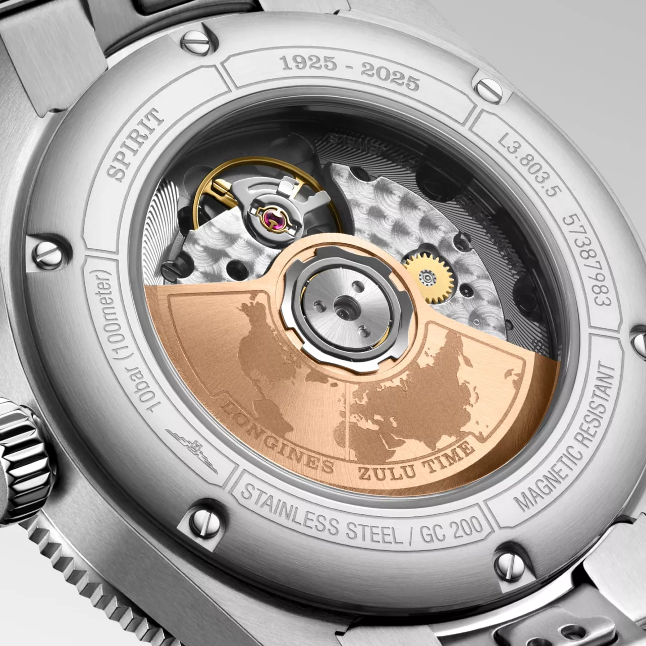 Longines Spirit Zulu Time L3.803.5.53.6 detay görseli 4
